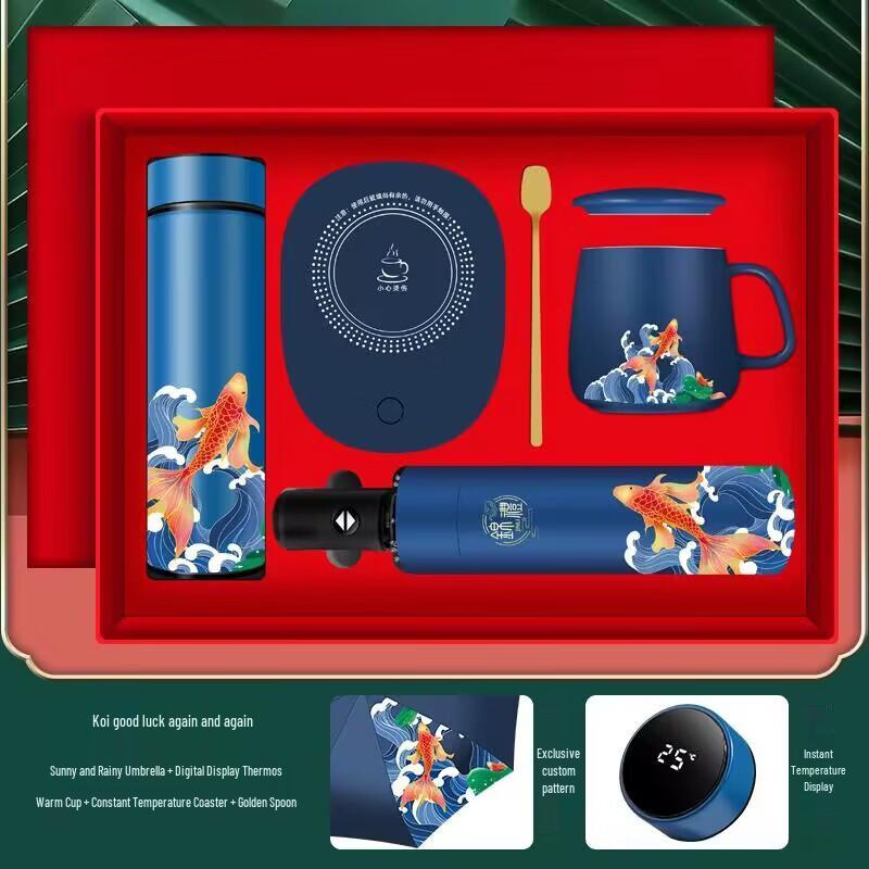 Jilifa 5-Piece Warming Coffee Cup Gift Set