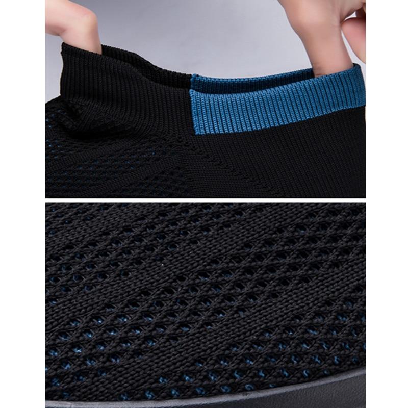 Men's Running Shoes Ultra-light Breathable Walking Shoes Non-slip Casual Sneakers Mesh Women's Slip-on Leisure Shoes