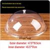 Clear Plastic Food Cover & Dust Lid