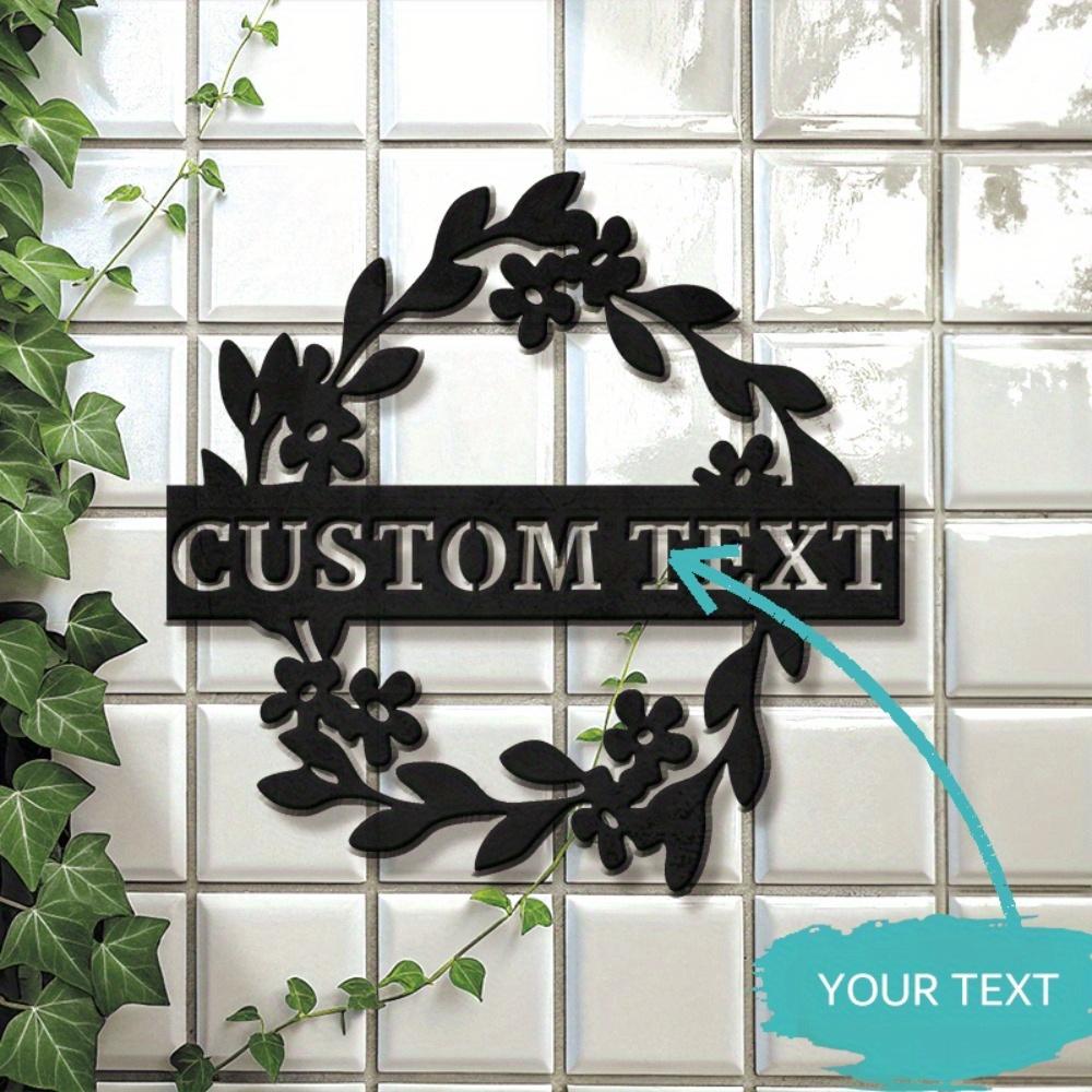 Unique Handmade Personalized Metal Family Crest Timeless Home Decor Celebration Charm