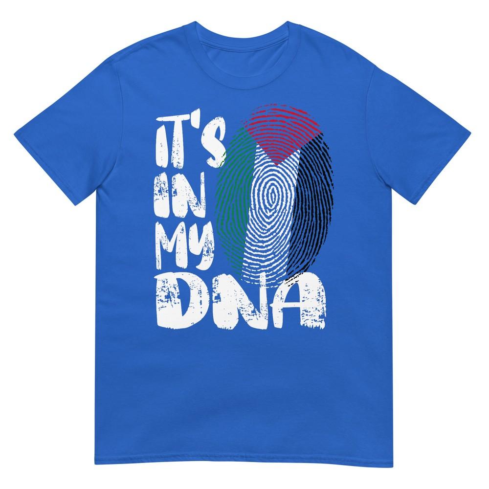 Palestine Flag Its In My Dna Palestinian Fingerprint Flag Tshirt