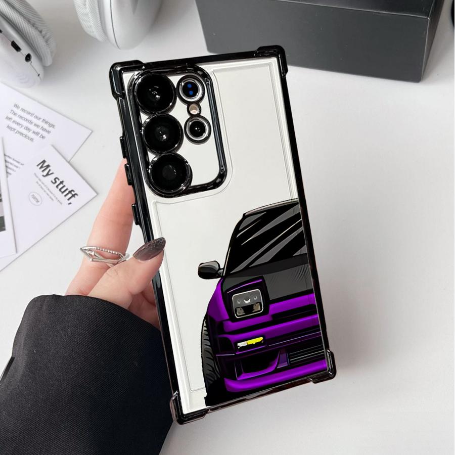 JDM Sports Cars Case for Samsung Galaxy S22 Ultra S20 FE S21FE s23ultra s24fe Note 20 Ultra S25 Plus S23 S25 Ultra S24 Soft