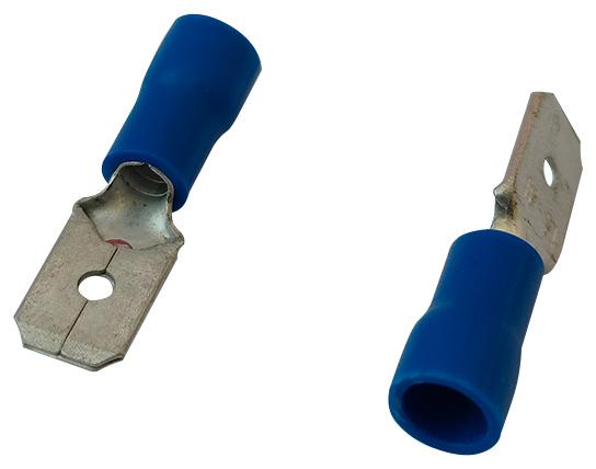 Insulated Slide-In Terminal 1.5-2.5Mm 0.8-6.35 10 Pcs - E-652-0002
