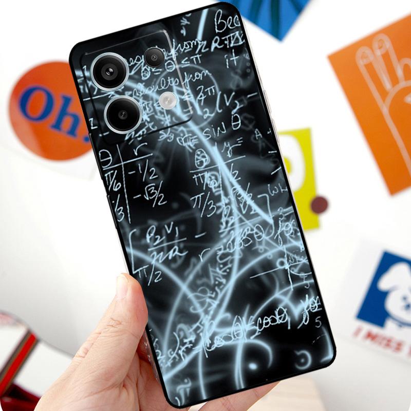 E=mc2 Mathematical Physical Formula Funda For Xiaomi Redmi Note 13 10 11 12 14 15 Pro Plus Case For Redmi 15 12C 13C 14C 10C 15C