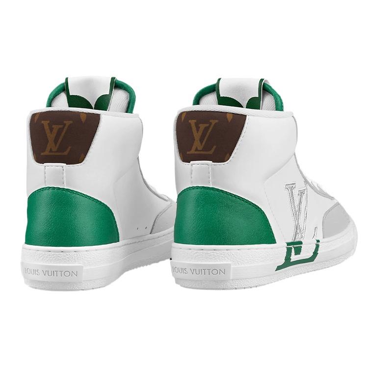 (WMNS) LOUIS VUITTON Charlie Ankle Sneakers 'Grey Green' Women's 1A9S50
