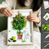 DIY Handmade 3D Preserved Flower Photo Frame Craft Kit