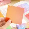 100sheets Pearlescent Sticky Notes Pull-out Sticky Memo Simple Note Paper  Gift