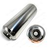 Performance Exhaust Resonator 63mm Inlet Outlet Muffler 304 Stainless Steel Spiral Surface Exhaust System DIY Car Accessories