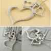 Women's Fashion Three Heart Love Pendant Chain Necklace Wedding Birthday Jewelry