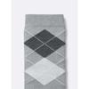 GU by Uniqlo Style Heat Crew Socks  Argyle 