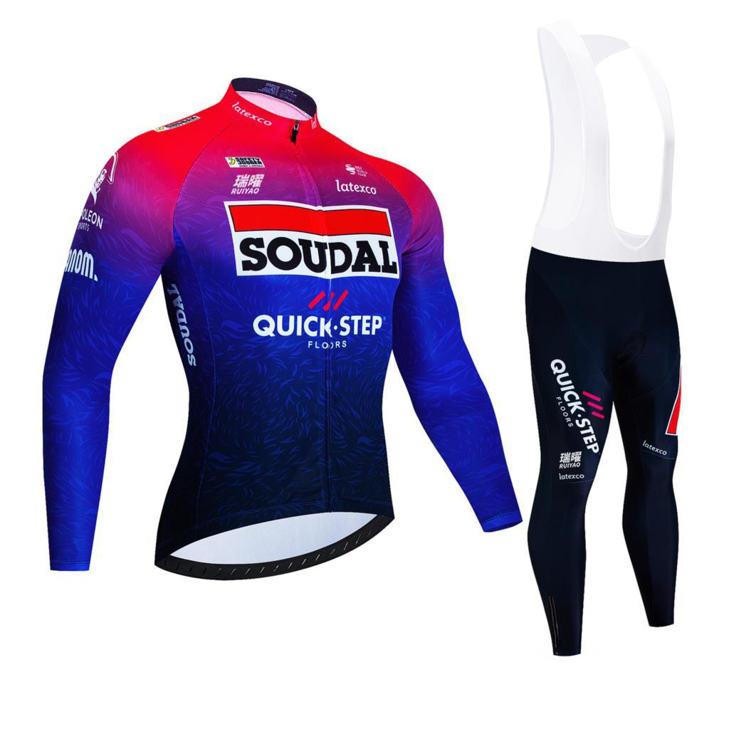Men's Cycling Clothes Men's Quick-drying Fleece Cycling Clothes Bicycle New 2026 autumn breathable cycling suit