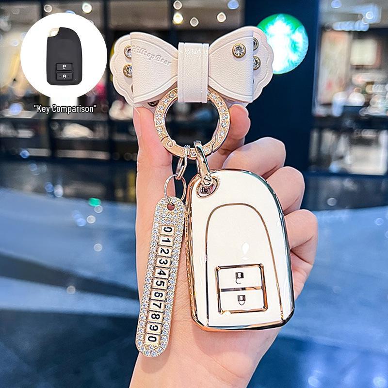 Toyota Yaris X, Vios FS, Altes Modell Camry Schlüsselabdeckung - Damenschale Schnalle für Auto