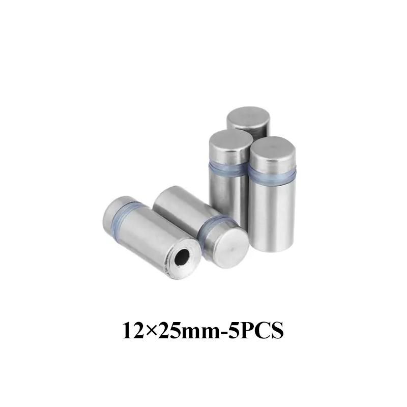 12-19MM Stainless Steel Glass Fasteners Advertisement Standoffs Pin Billboard Fixing Screws Advertising Board Fixed Nails Screw