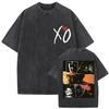 Tricou Vintage Spălat The Weeknd XO Tour 2026 Bărbați Femei Tricouri cu Mânecă Scurtă Muzică Pop Îmbrăcăminte Gothică Rap Hip Hop Tricouri