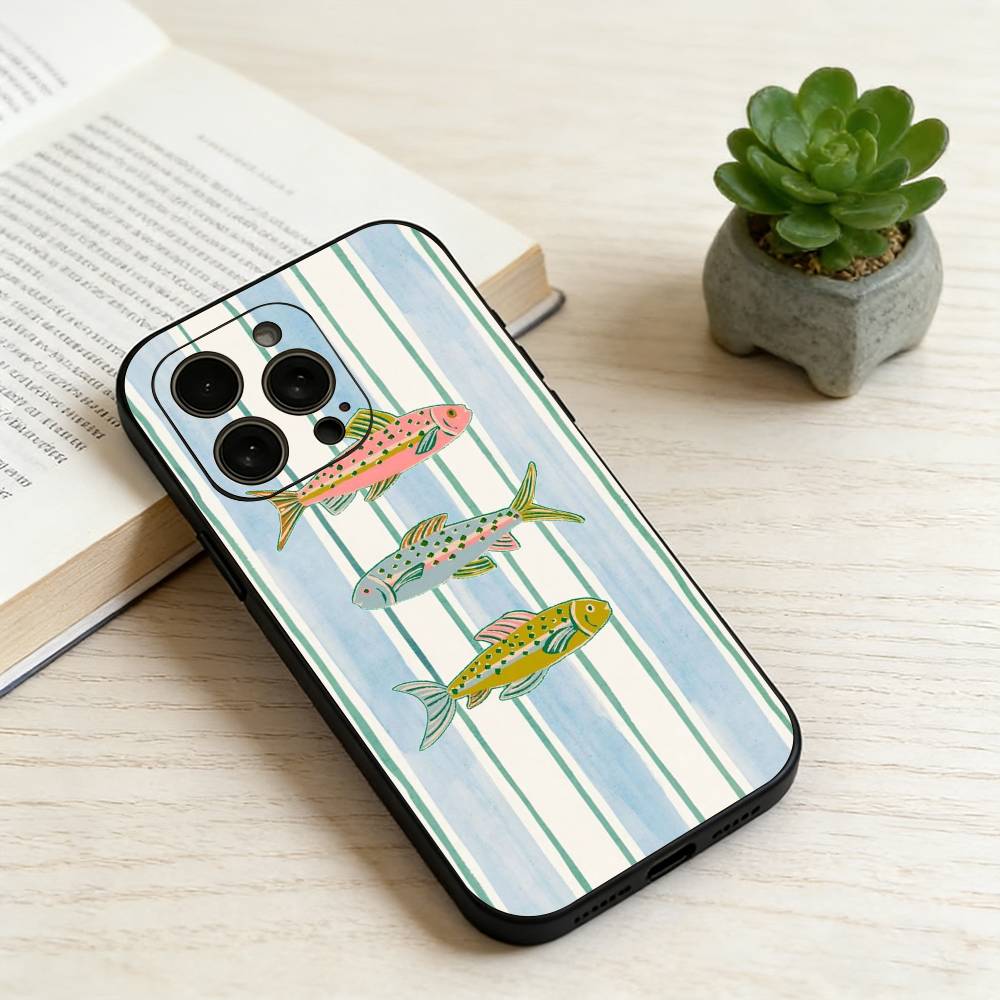 S-Sardine  Phone Case Silicone Soft For IPhone 17 16 15 14 13 12 11 X XR Plus Pro Max Plus