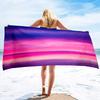 Beach Towel Oversized Travel Beach Towels Blanket Sand Free Quick Dry Absorbent Pool Towels Hawaiian Beach Bath Towel Pink Sky