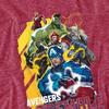 Marvel Rivals Unisex Adult Assemble Avengers Heather T-Shirt
