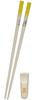 Artha Omachido Rasenbashi Phoenix Chopsticks Authentic Chinese Chopsticks with Chopstick Case That Doubles As a Chopstick Rest PPS Fiberglass Yellow