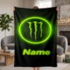 monster Custom Flannel Blankets Soft Warm Cozy Throws for Home Decor Holiday Gifts