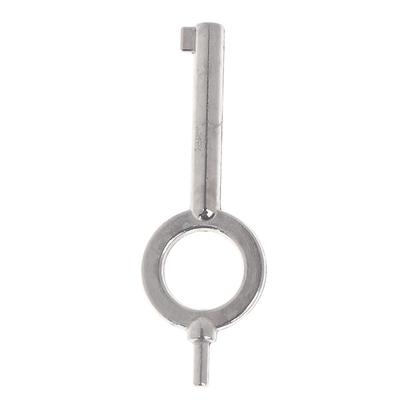 1 Pcs American Style Universal Flat Key Blank Special Key Handcuff Lock Key Zinc Alloy Keychain