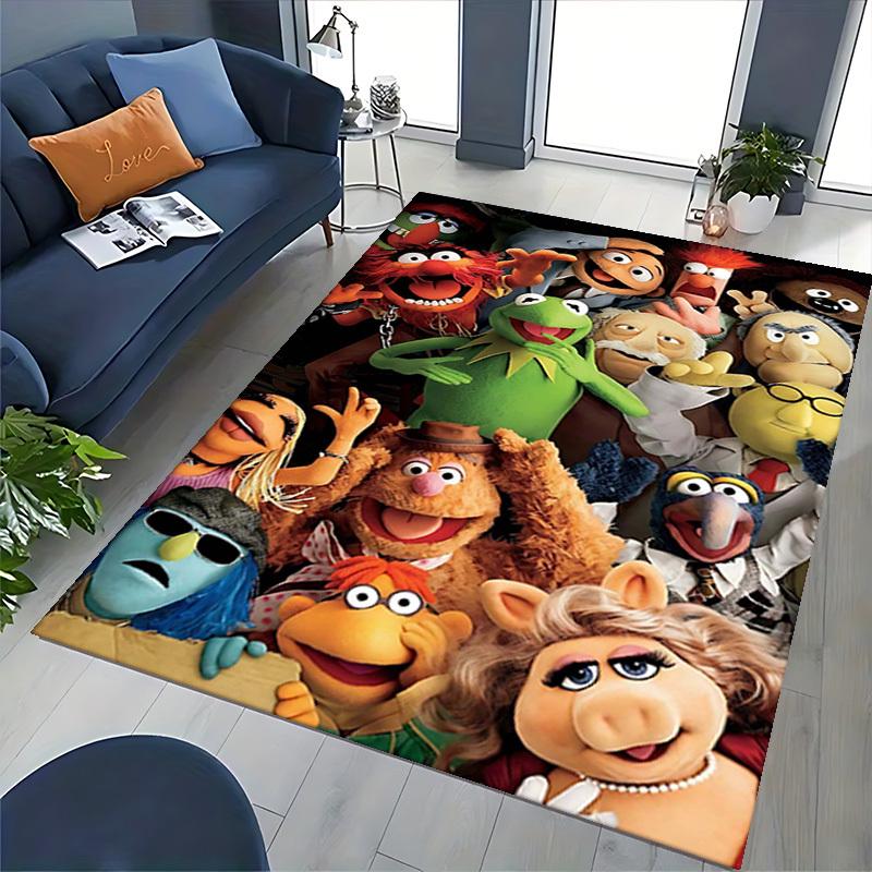 1pc The Muppets Kermit the Frog Office Chair Mat - Non-Slip Carpet for Home and Office Use, Festive Gift Idea for Any Season.P027