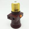 110-250V E27 Screw Base Light Bulb Holder Convert To With Switch Lamp Socket New