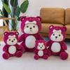 Hooded Bear Plush Toy Claw Machine Prize: Kids' Gift & Throw Pillow