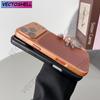 Solid Color Weave Texture Magnetic Phone Case For iPhone 17 17Pro Max 16 15 14 13 12 All Inclusive Lens Wireless Charging Cover