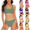 Women's Backless Sports Bikini Two-Piece Swimsuit