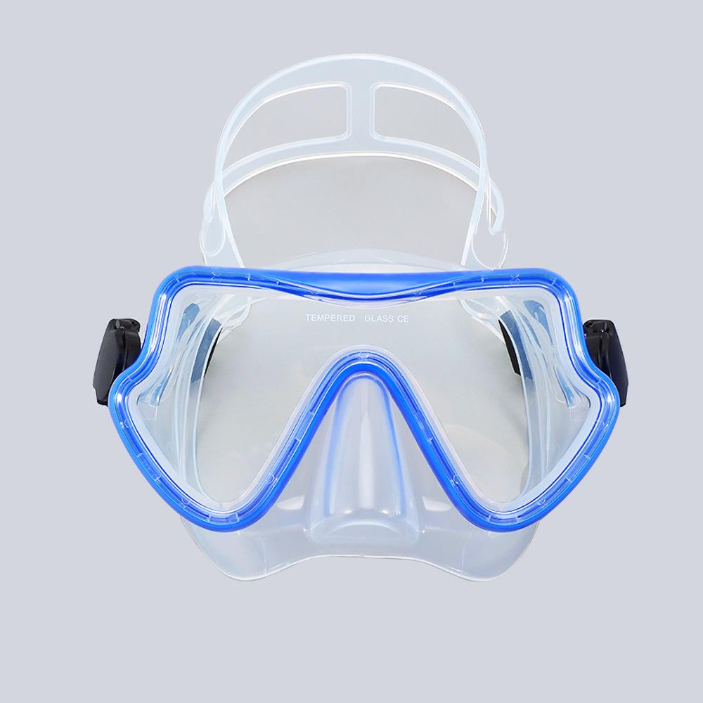 Cross-Border Anti-Fog Diving Goggles: Large Frame, Full Dry Silicone Snorkeling Mask for Adults