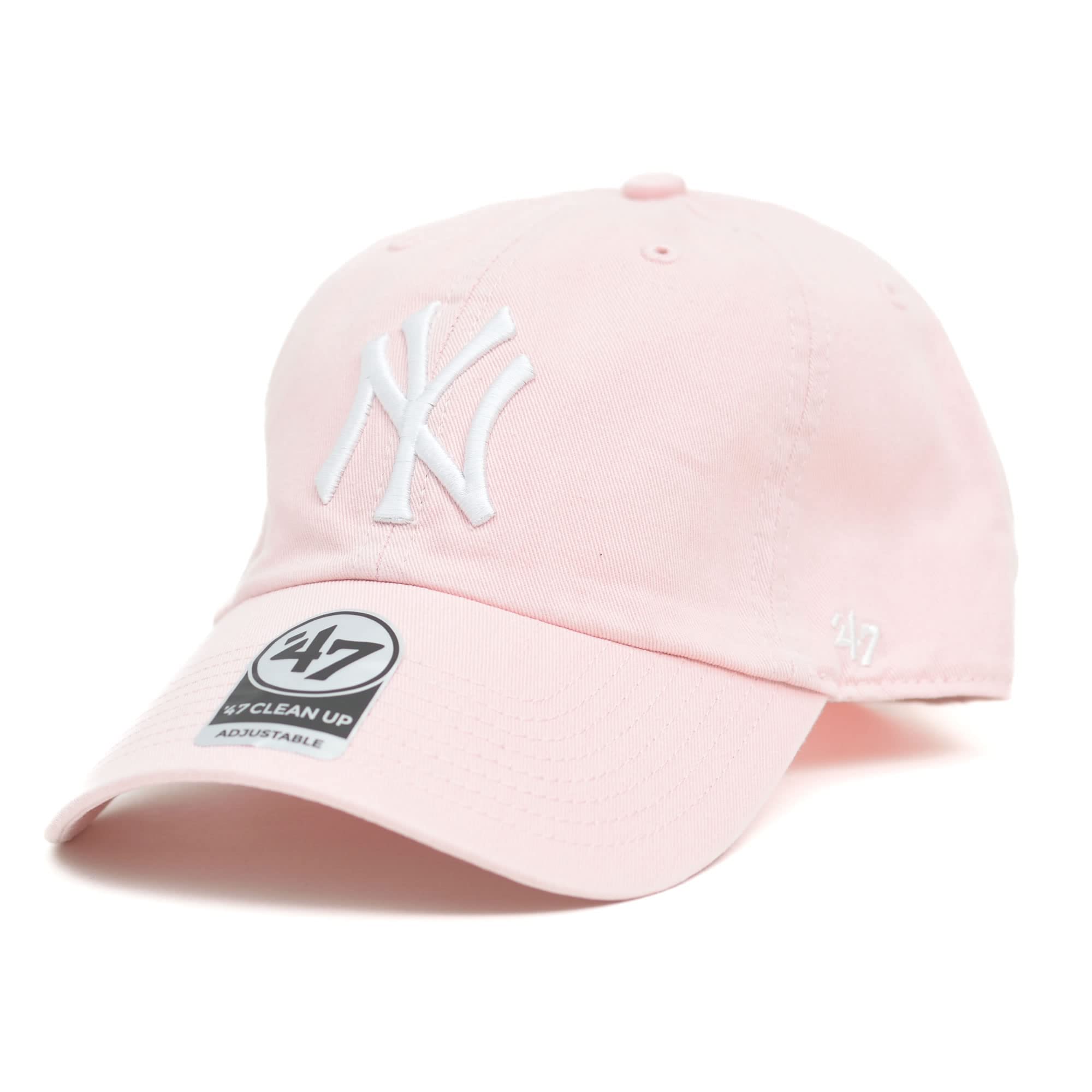 47 brand Casual CLEANUP NY New York Yankees Pink [47 brand] Men s Cap, Cap,