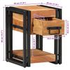 Nightstand 2 pcs Brown 30 x 30 x 40 cm Solid Wood Acacia
