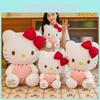 Adorable Kt Cat Plush Toy Cuddly Heart-shaped Doll Soft Stuffed Animal Gift For Girls