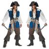 Pirate - Adult Costume Caribbean Pirate Costumes Men Halloween Party Wear Role Play Fancy Cosplay 7 Set  Costumes Holidays Cothes