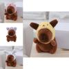 Adorable Capybara Plush Toy Bag Charm Soft Stuffed Animal Doll With Cute Design