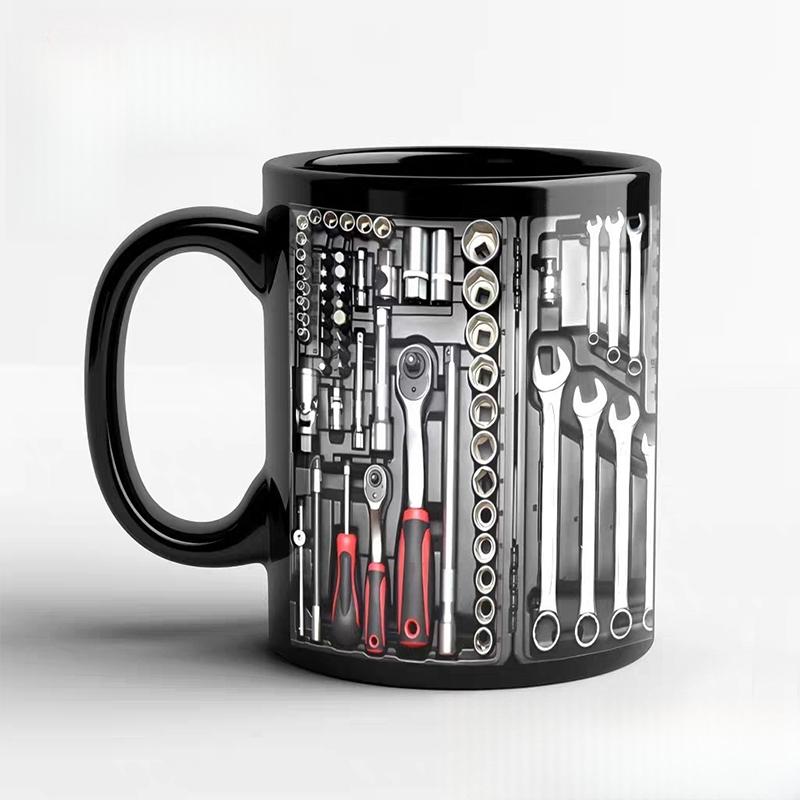 The Ultimate Mechanic's Toolbox Mug, 11oz Ceramic Mechanic Toolbox Coffee Cup For Birthday Christmas Thanksgiving Anniversary