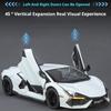 1/24 Lamborghini Revuelto Sports Car Toy Model Alloy Die Cast Four Wheel Suspension All Car Doors Can Be Opened Vehicle Models Collect Gifts