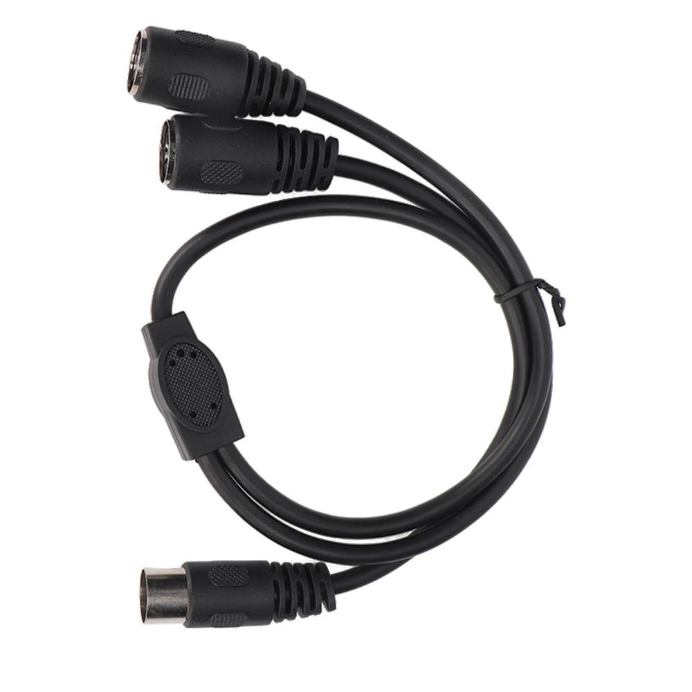 High Accuracy MIDI Sync Breakout Cable 1.6ft Y Splitter Cable Music Production Setup