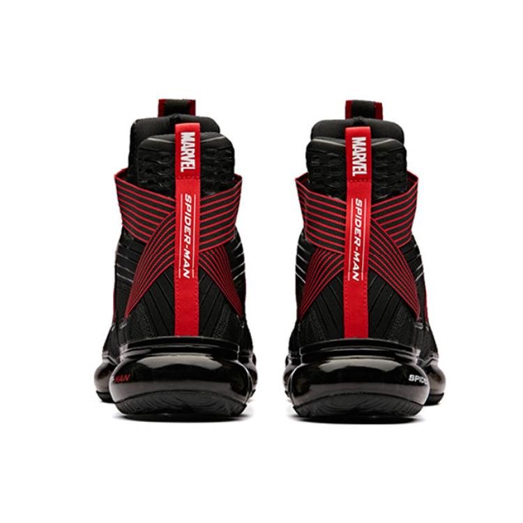 New Anta SEEED Slip Resistant, Abrasion Resistant, Lightweight High top Performance Basketball Shoes Men's Black Red 91831139-8