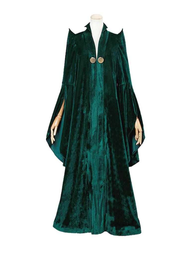Professor McGonagall Hogwarts Headmaster Halloween Cosplay Robe Costume
