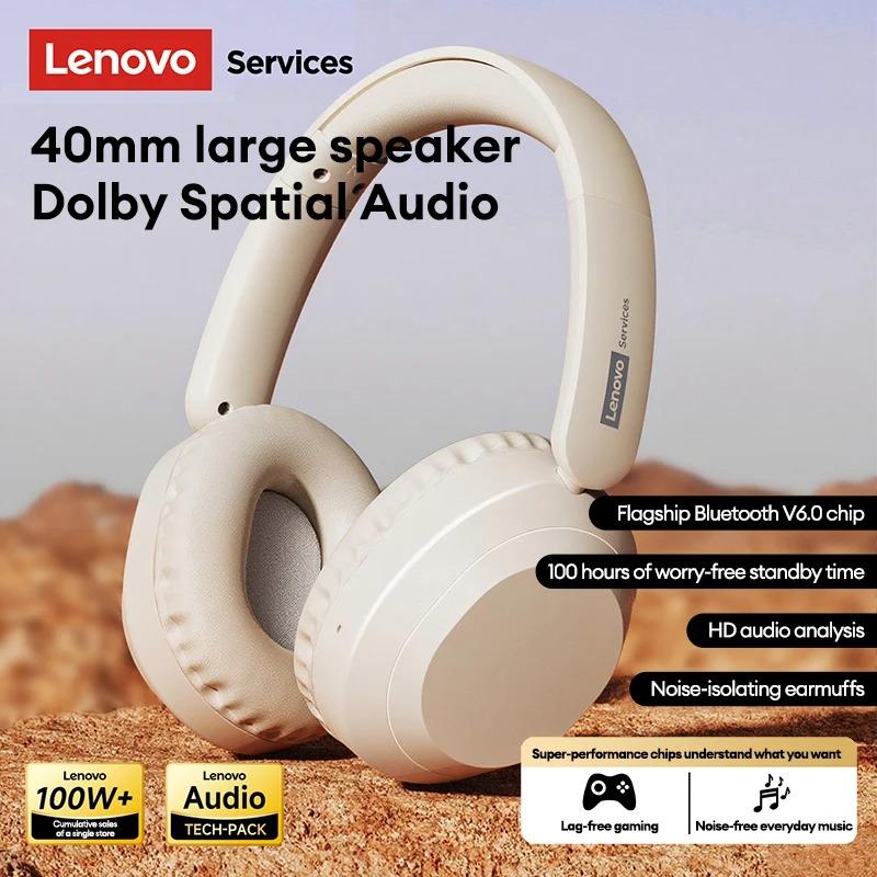 Origina Lenovo LE601 Gaming Headset Over-Ear Wireless Bluetooth 6.0 Headphones IMAX-level 360° Stereo Sound Long Endurance Foldable