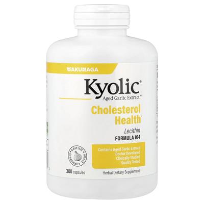 Aged Garlic Extract™, Cholesterol Health, Formula 104, 300 Capsules