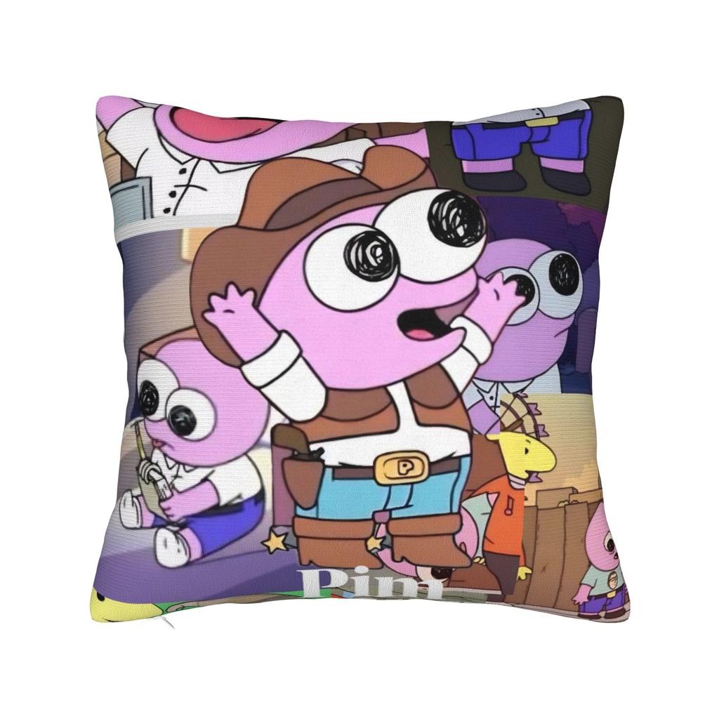 Smiling Friends Pim and Charlie Pillow Cover Printing Cushion Cover Decorative Throw Pillow Case Cover Home Multi-Size