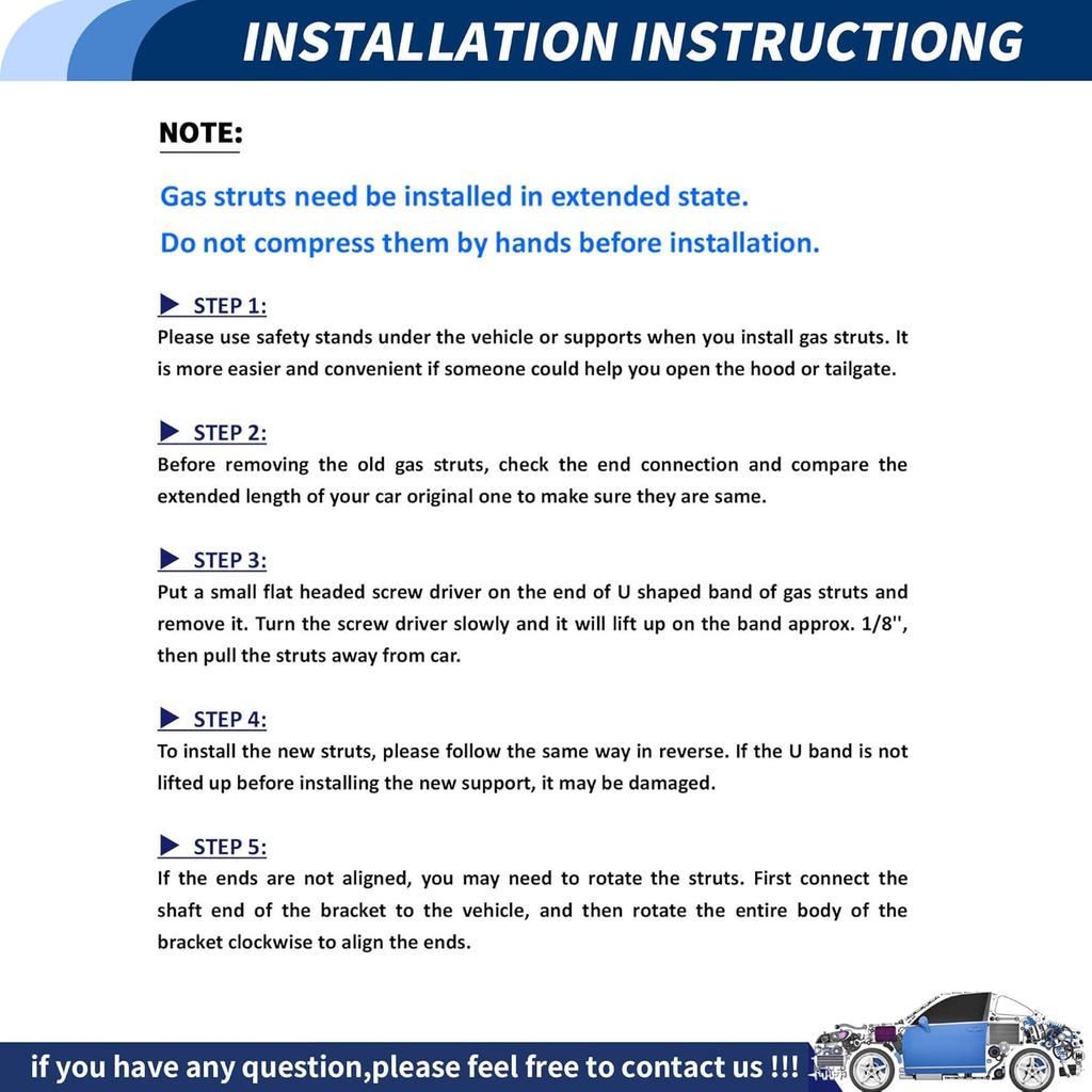 Front Hood Lift Support Struts Gas Springs Shock Replace No.51231906286/11811906286 for BMW 325i E30 1992-1993 for BMW 318is1991