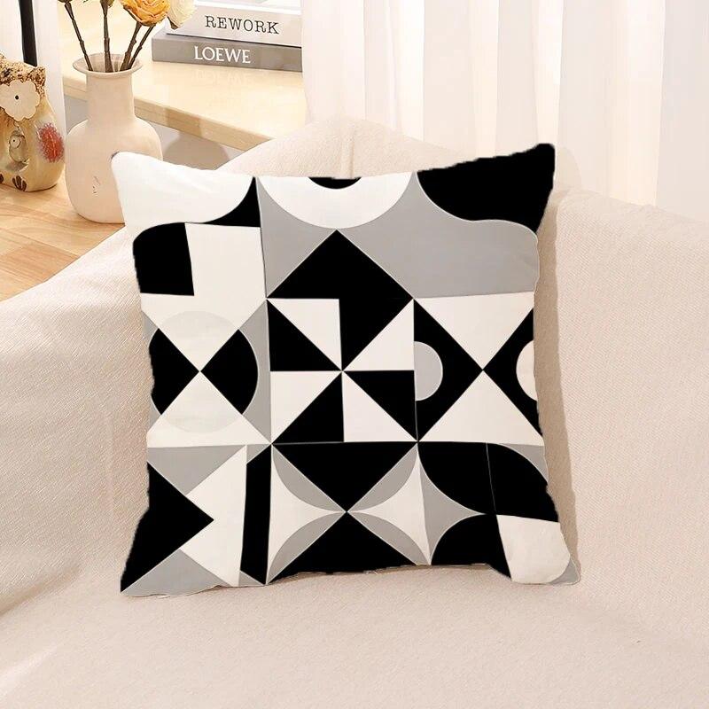Nordische Geometrische Linien Kissenbezug Sofa Kissenbezug Körper Schlafkissen Bett