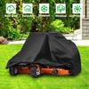 Riding Lawn Mower Cover 210D Oxford Fabric Black Waterproof Dustproof Sunproof Heavy Duty Outdoor Essential Durable Secure