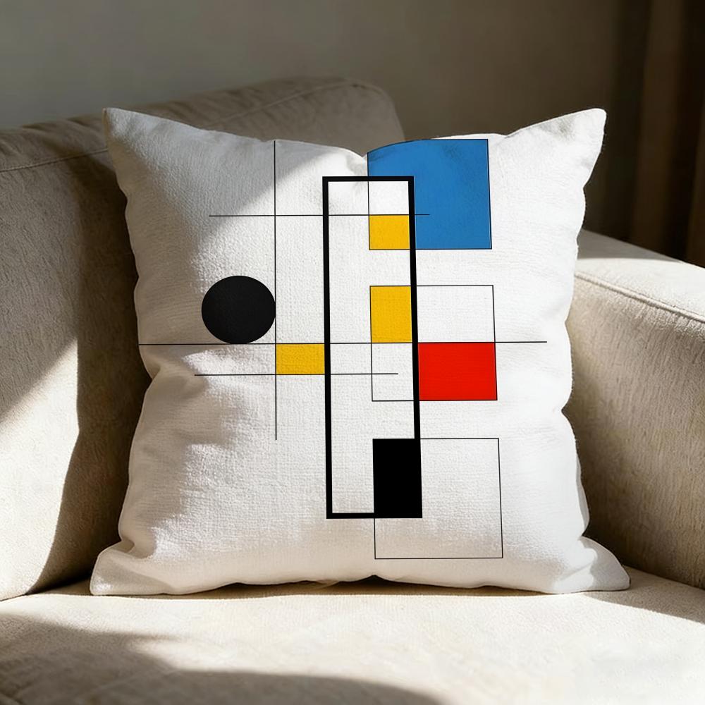 Art B-bauhaus Pillow Case Pillowcase, Double-sided Printed, Sofa Cushion, Bedroom Headboard Pillow