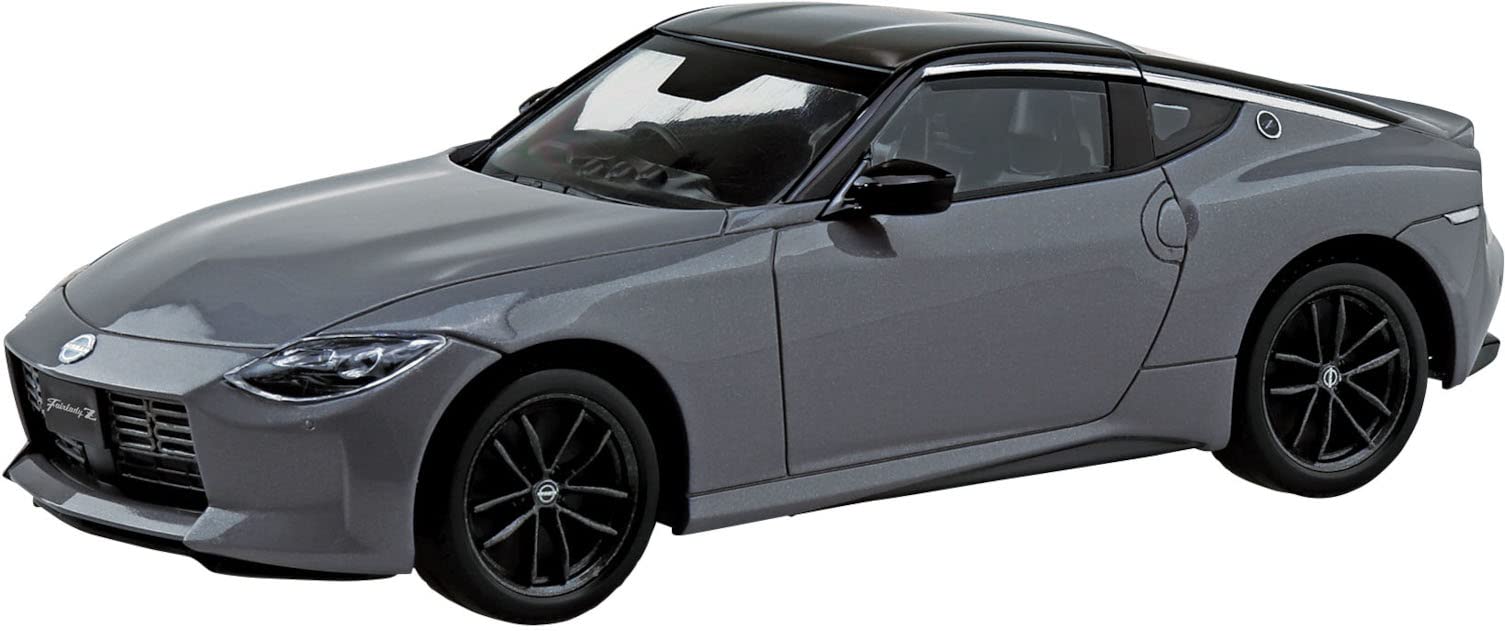 Aoshima Bunka Kyozai The Snap Kit Series Nissan RZ34 Fairlady Z Stealth Gray Plastic Model Kit (AOSHIMA) 1/32 Pre-Colored 17-F