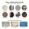1 Roll  Self-adhesive Wallpaper  Blue and Yellow European Style Flower Wallpaper Peeled and Pasted Furniture Renovation Wallpaper, Wall Decoration!