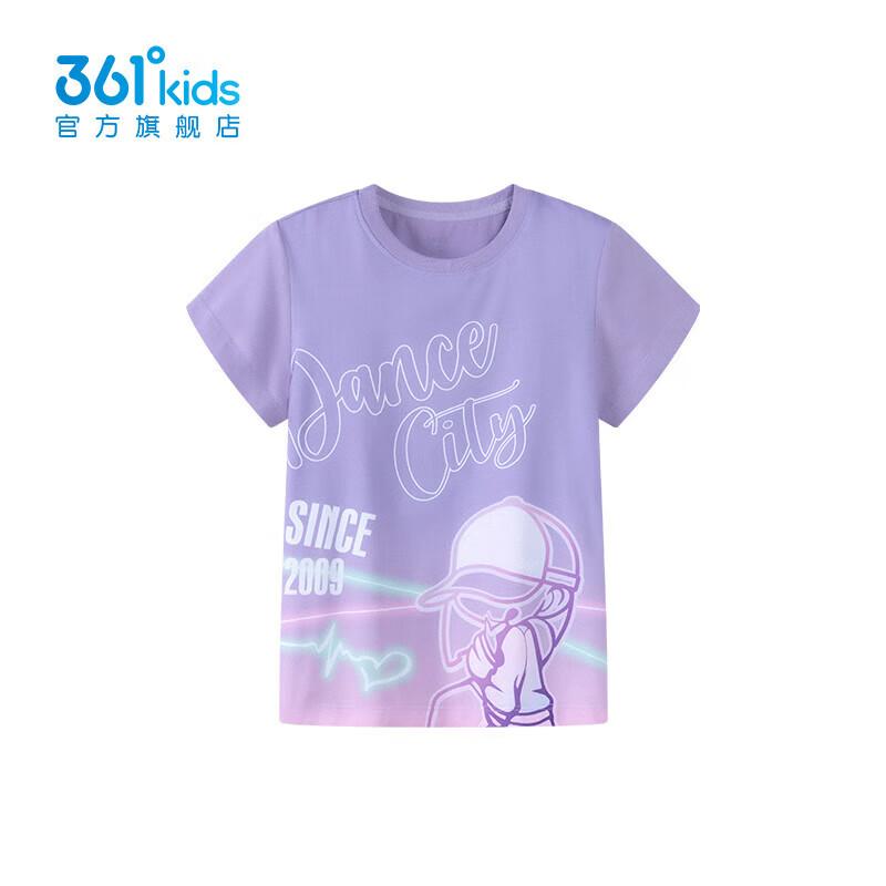361° Sommer-Strick-T-Shirt mit Buchstaben für Mädchen